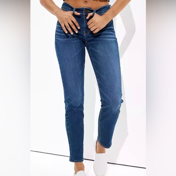 American Eagle SUPER STRETCH Skinny Jeans Dark Wash - Picture 10 of 12